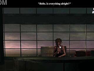 Shaved Pussy Blowjob and Cumshot in Office Party with Sophie Ending Scene