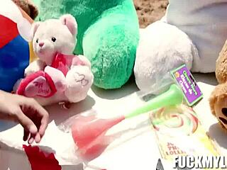 Rickys Carnival Adventure Sparks Intense Passionate Wrestling With Bella The Strongest Woman!