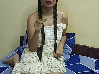 Beautiful Indian Girlfriend Rides Boyfriend Cowgirl Style With Creampie Cumshot