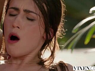 Vixen Beautiful Frenemies Sandra and Selva Learn to Share in Threesome