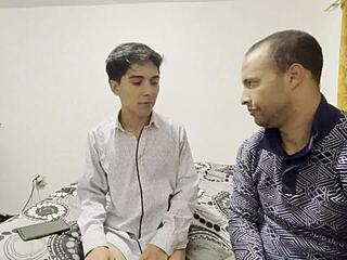 Intriguing amateur guy with huge tool breaks his companions tight ass in wild session