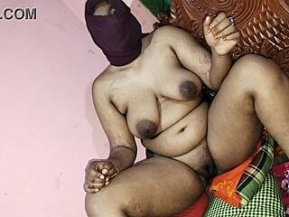 Cute thai ladyboy fondles wet shecock with cake on boobs