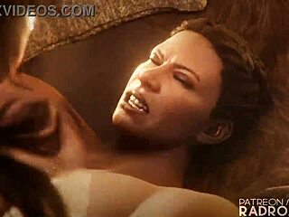 Lara Gets Guts Rocked In Hardcore Futanari Action