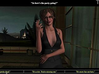 Shaved Pussy Blowjob and Cumshot in Office Party with Sophie Ending Scene