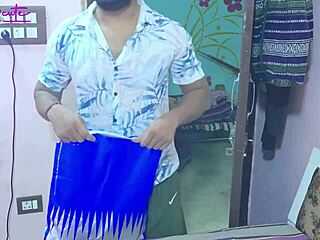 Hot Ravinadesi stepsister naked during shaving, spreading and scissoring crazy?