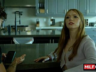 I can't believe this horny cheating wife is sucking that fat dick and fucking a teen boy like Charlie Forde and Nick Strokes.