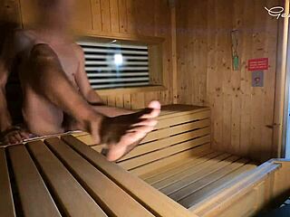 Hey check out this wild sauna adventure with a full face reveal