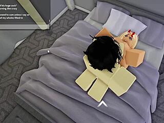 Dominant Cheating Slut Gets Railed Hard by Friend While Boyfriend's Away in Roblox