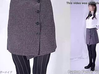 Explore the intriguing world of pantyhose fetish through captivating skirt displays and stockings that highlight every sensual detail in this collection.