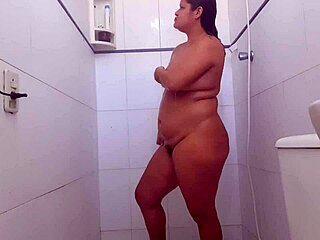 Desi Village Taking Hot Bath For First Time Waiting For Master