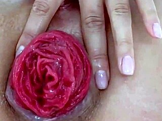 amateur milf explores kinky homemade anal play with destroyed ass gaping and extreme close up prolapse