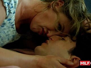 I can't believe this horny cheating wife is sucking that fat dick and fucking a teen boy like Charlie Forde and Nick Strokes.