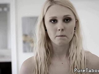 Oh wow, we taboo teen bffs are screwing this mature cock in our tight pussies!