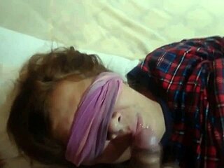 i love getting huge cumshots in my mouth and on my face from my real cuckold husband, feeling so horny and exotic as this curvy milf with big tits