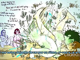 Oh man, deku's banging those wild wild pussycat milfs, creampie action everywhere, sub español style!