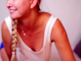 Flexible Babe Feels Intense Pleasure Masturbating On Soft Couch