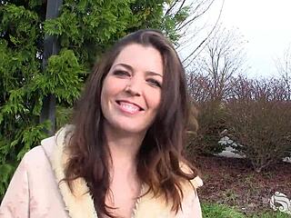 Amber Alias teases with solo squirting in the shower, flashing her curvy body and big natural tits for exhibitionist thrills in full 4K.