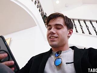 Young Guy Gets Reverse Gangbang By Five Huge Boobs Blonde Milfs In Group Sex Banging