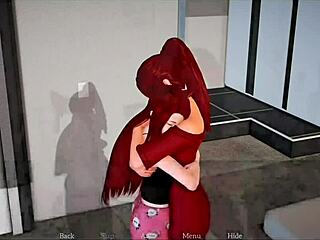 redhead teen explores erotic games with big ass and tits in amateur session