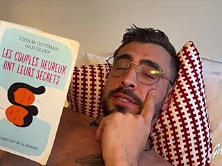 Sally and Jade, two sexy French brunettes in lingerie, crave a wild threesome with intense action.