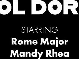 dirty blonde mandy rhea eagerly sucks on rome major's massive cock before getting pounded hard in various positions