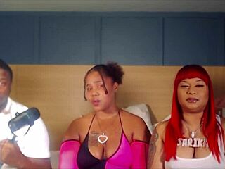 Ebony and Latina Babes Engage in Wild 10-Man Gangbang Orgy with Intense Banging and Group Action