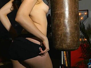 Oh wow, stunning milf babe with juicy ass and big tits showing off!