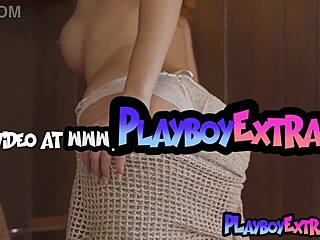 Classy Big Boobed Milf Renee Olstead Stripping Naked With Pierced Nipples Playing Guitar Solo.