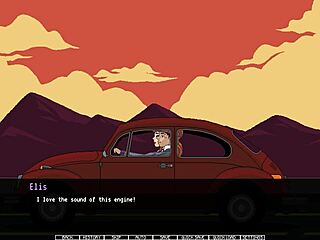 Hey, let's play this hot road game with shaved pussy and anal toys!