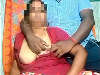 intriguing homemade scene: indian teacher shares passionate outdoor kiss with student in dorm setting