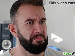 Petite Sexy Blonde Teen With Natural Boobs Prepares Client for Nuru Massage and More