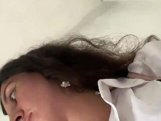 Eating pizza with cum covering my face in a public cafe adventure 🍕💦