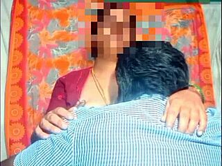 intriguing homemade scene: indian teacher shares passionate outdoor kiss with student in dorm setting