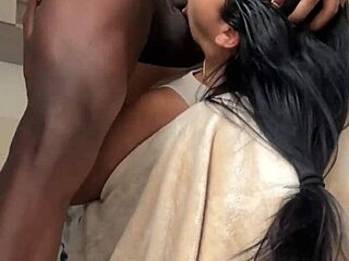 Hard face fuck grips cute schoolgirl as amateur couple Nysdel unleashes intense cumshot.