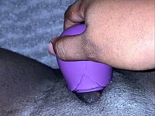 Ebony Bbw Plays With Pussy Using Vibrator Until Intense Squirting Orgasm