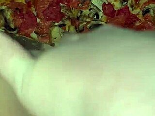 uh saudi arabian snowwhite in los angeles does kinky fetish masturbation with food like pizza chocolate ice cream fruits