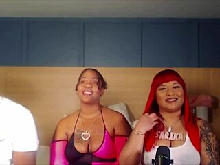 Ebony and Latina Babes Engage in Wild 10-Man Gangbang Orgy with Intense Banging and Group Action