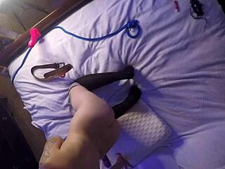 Hey, check out this hidden camera catching Mossimo and Roxy with a big dildo in part one