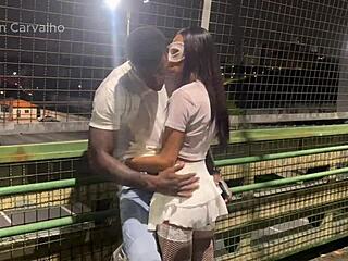 i fodi that safada right on the busy avenue and we almost got caught full video on sheer xvideos red