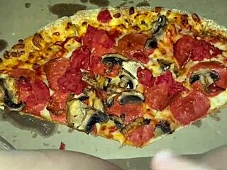 uh saudi arabian snowwhite in los angeles does kinky fetish masturbation with food like pizza chocolate ice cream fruits