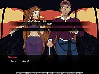 Hey, let's play this hot road game with shaved pussy and anal toys!