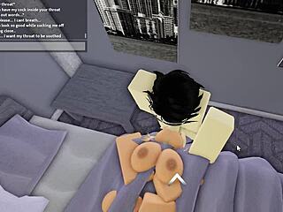 Dominant Cheating Slut Gets Railed Hard by Friend While Boyfriend's Away in Roblox