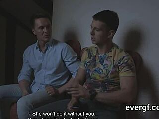 Desperate Guy Watches Flirty Buddy Pound His Ex-Girlfriend for Cash in Wild Threesome!