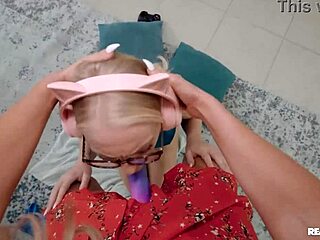 i give butterfly kisses and scissor with horny missus using vibrator for orgasmic lesbian fun