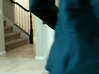 Girl convinces mature couple to join in a steamy sex tape session