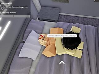 Dominant Cheating Slut Gets Railed Hard by Friend While Boyfriend's Away in Roblox