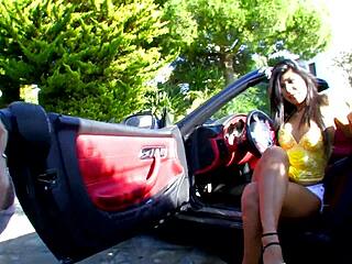 Amateur babe Julia Morgan takes on hardcore double penetration with ass to mouth action by the pool. She handles big cocks in intense anal fucking and finishes with facial cumshot.