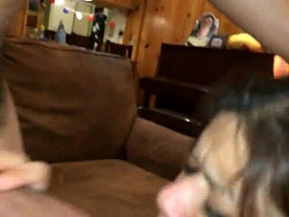 Latina Slut Masters Deepthroat on My Cock