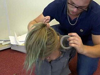 teen violet haze tried selling a house but ended up bound and gagged in deepthroat bondage