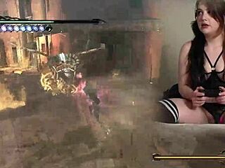 Oh yeah, I'm the sexy bimbo gaming with Lovense connected in Bayonetta episode 5